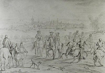 Die Belagerung von Oudenaarde von Sebastien I Le Clerc